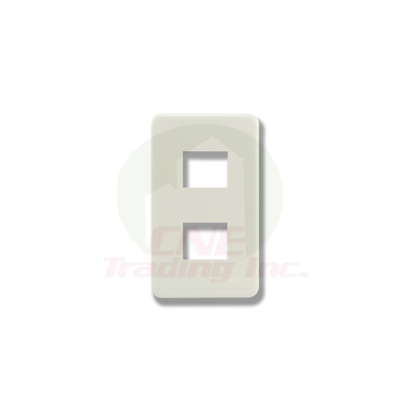 eOppo Classic Series 2-Gang Plate