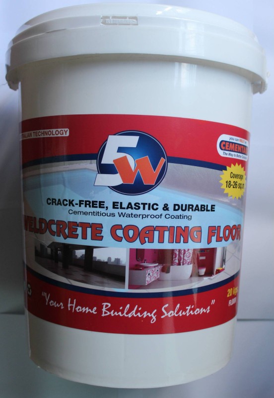 Weldcrete Coating Floor 20kg-(Cementitious water proof Coating)