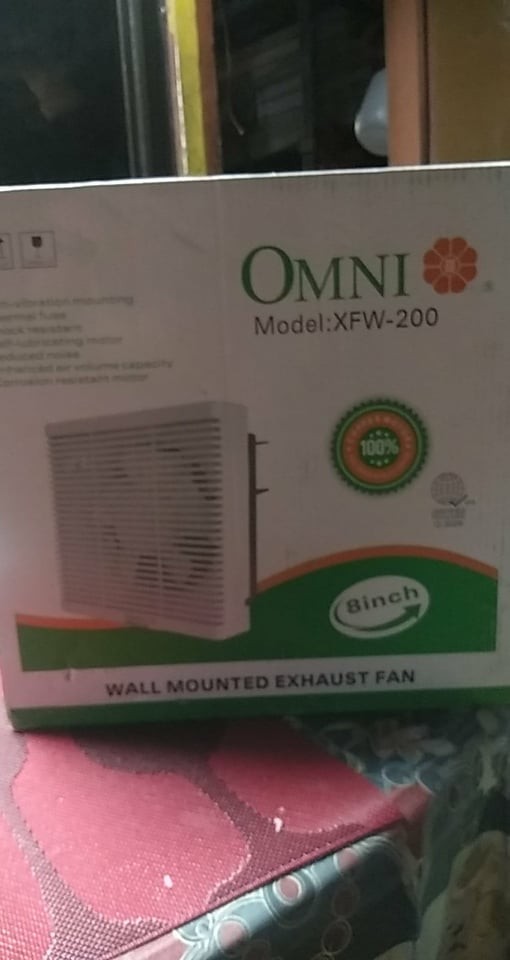 Omni Wall Mounted Exhaust Fan 8″ XFW-200-8″